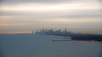Weather camera view of Northwestern University.