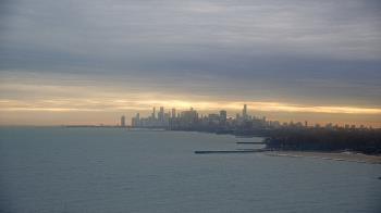 Weather camera view of Northwestern University.