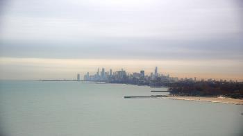 Weather camera view of Northwestern University.