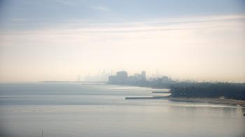 Weather camera view of Northwestern University.