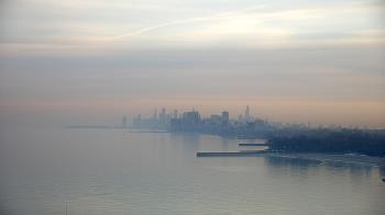 Weather camera view of Northwestern University.