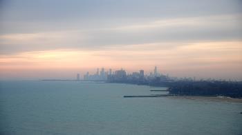 Weather camera view of Northwestern University.