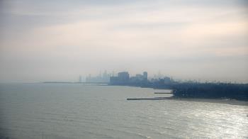 Weather camera view of Northwestern University.