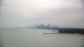 Weather camera view of Northwestern University.