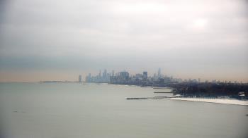 Weather camera view of Northwestern University.