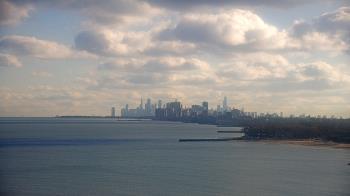 Weather camera view of Northwestern University.