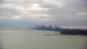 Weather camera view of Northwestern University.