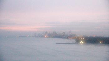 Weather camera view of Northwestern University.