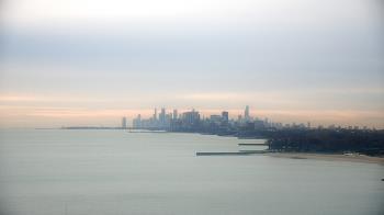 Weather camera view of Northwestern University.