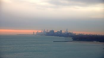 Weather camera view of Northwestern University.