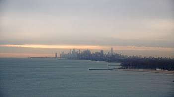 Weather camera view of Northwestern University.