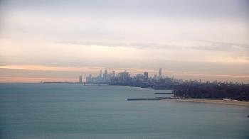 Weather camera view of Northwestern University.