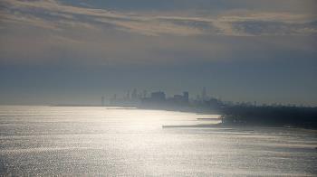 Weather camera view of Northwestern University.