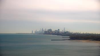 Weather camera view of Northwestern University.