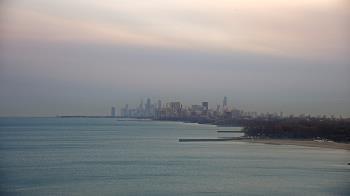 Weather camera view of Northwestern University.