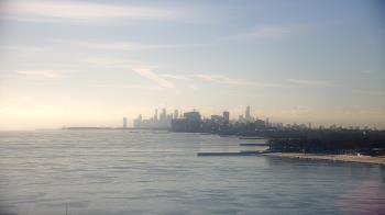 Weather camera view of Northwestern University.