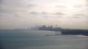 Weather camera view of Northwestern University.