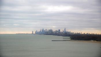 Weather camera view of Northwestern University.