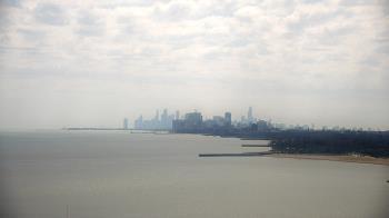 Weather camera view of Northwestern University.