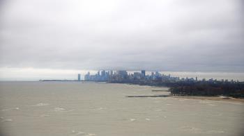 Weather camera view of Northwestern University.