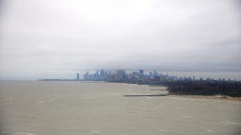 Weather camera view of Northwestern University.