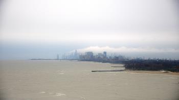 Weather camera view of Northwestern University.