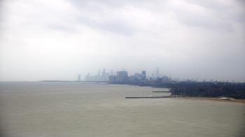 Weather camera view of Northwestern University.