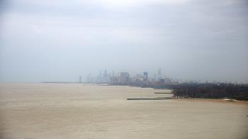 Weather camera view of Northwestern University.