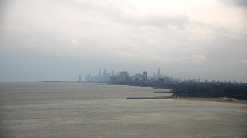 Weather camera view of Northwestern University.