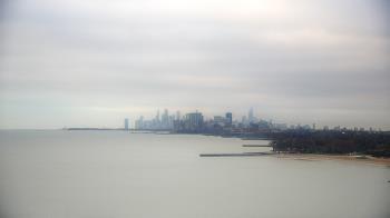 Weather camera view of Northwestern University.