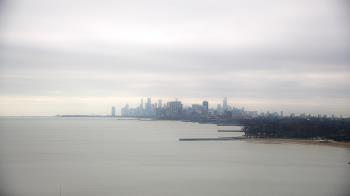 Weather camera view of Northwestern University.