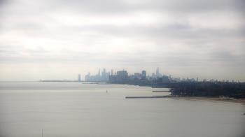 Weather camera view of Northwestern University.