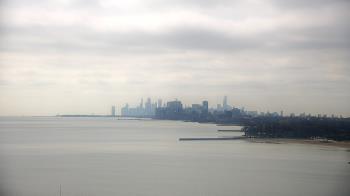 Weather camera view of Northwestern University.