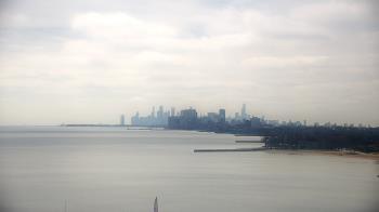 Weather camera view of Northwestern University.