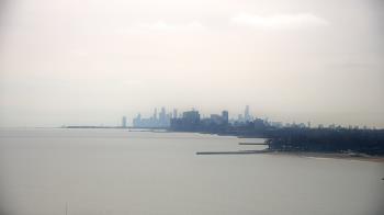 Weather camera view of Northwestern University.