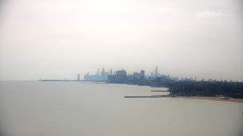 Weather camera view of Northwestern University.