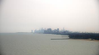 Weather camera view of Northwestern University.