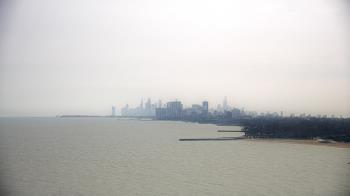 Weather camera view of Northwestern University.