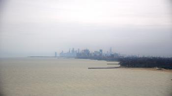 Weather camera view of Northwestern University.