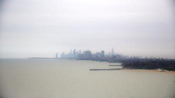 Weather camera view of Northwestern University.