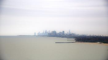 Weather camera view of Northwestern University.