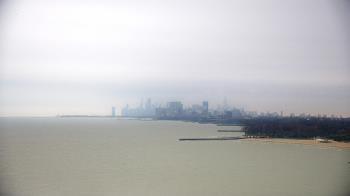 Weather camera view of Northwestern University.