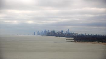 Weather camera view of Northwestern University.