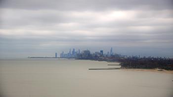 Weather camera view of Northwestern University.