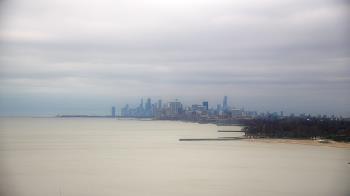 Weather camera view of Northwestern University.
