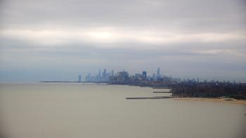 Weather camera view of Northwestern University.