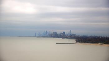 Weather camera view of Northwestern University.