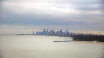 Weather camera view of Northwestern University.