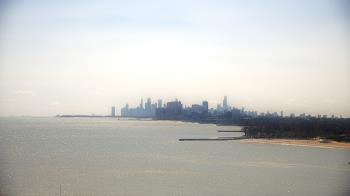 Weather camera view of Northwestern University.