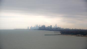 Weather camera view of Northwestern University.